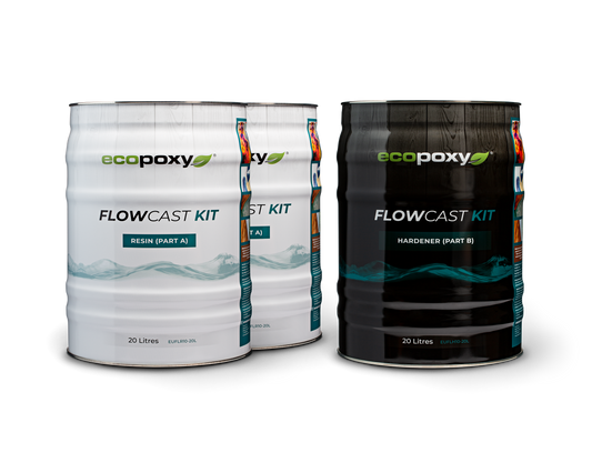 epoxy resin - ecopoxy flowcast - liquid glass