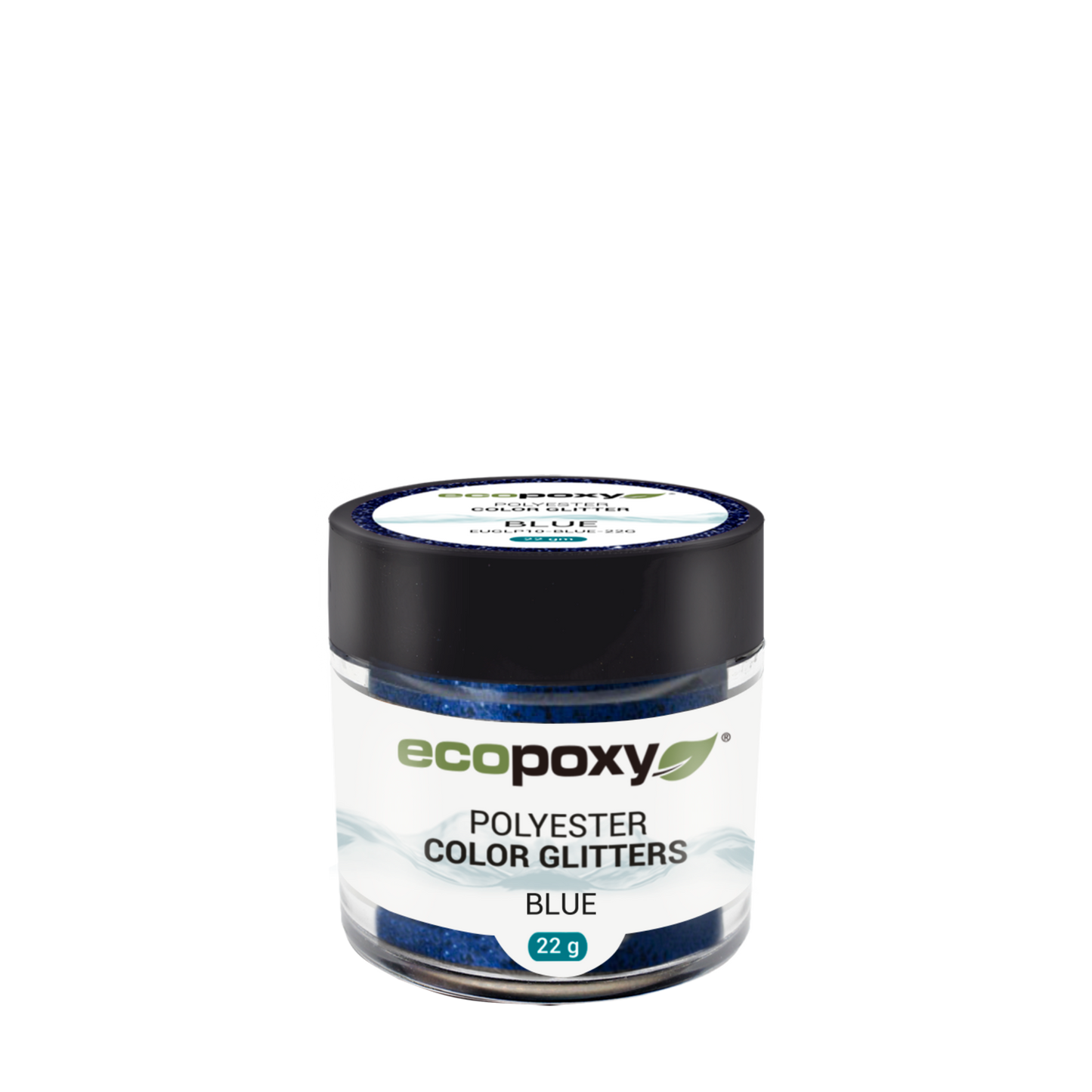 Polyester Color Glitter EcoPoxy Blue - 22g