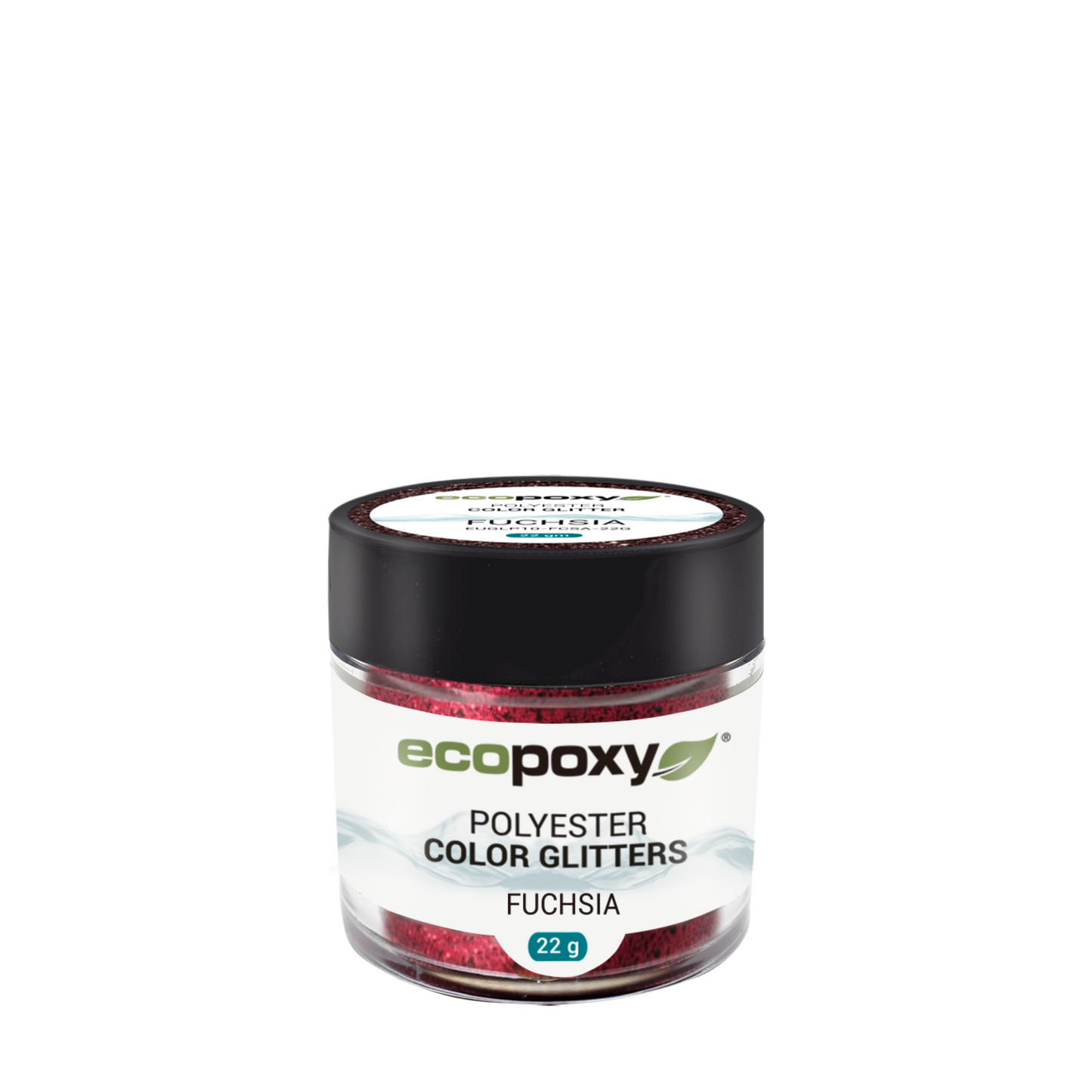 Polyester Color Glitter EcoPoxy Fuchsia - 22g