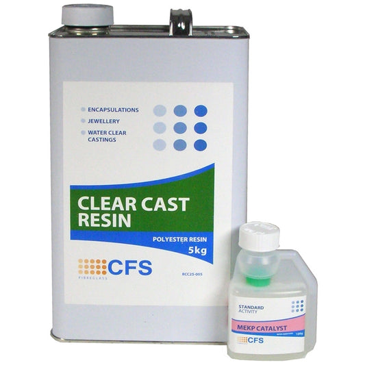 CC25 Water Clear Cast Polyester Resin 5kg