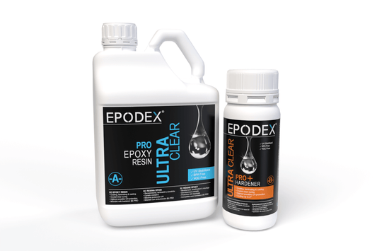 EPODEX PRO+ Deep Pour Epoxy Resin Kit (Resin + Hardener)