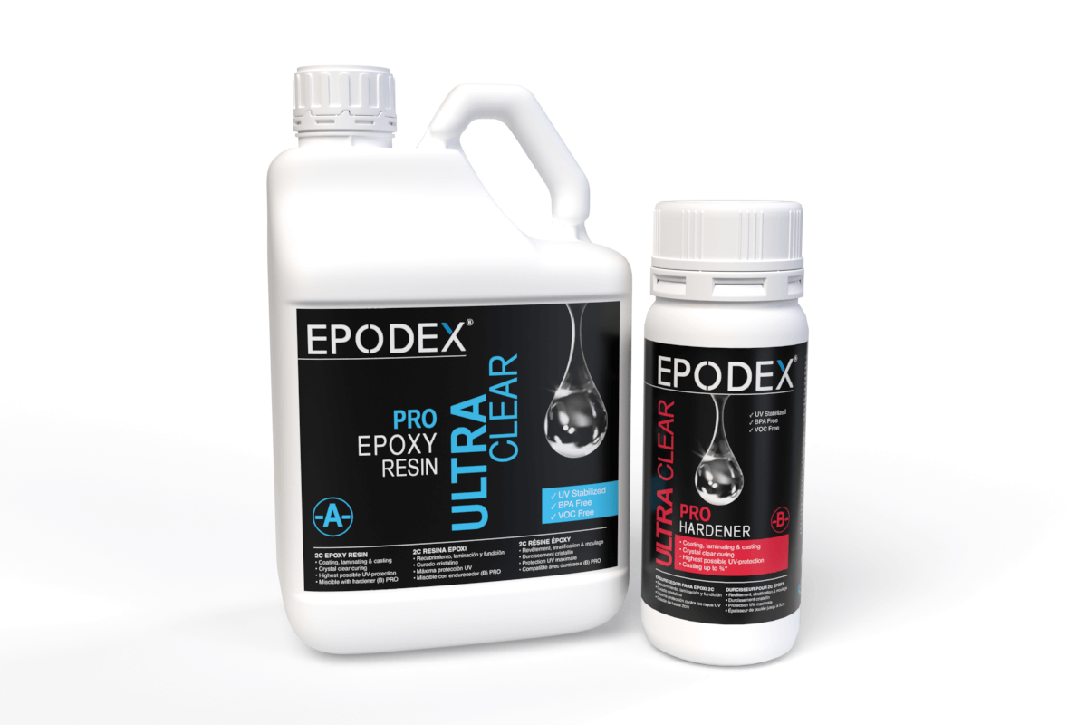 EPODEX PRO Epoxy Resin Kit (Resin + Hardener)
